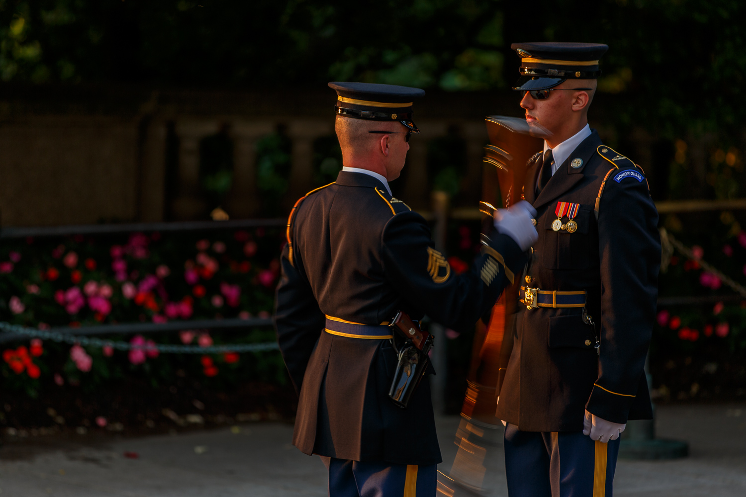 Arlington, Cemetery, sentry, sunrise, guard, tomb,